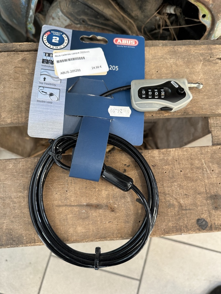 ABUS CADENAS CASQUE 2000MM