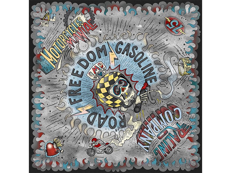 BANDANA DMD SQUARE GASOLINE