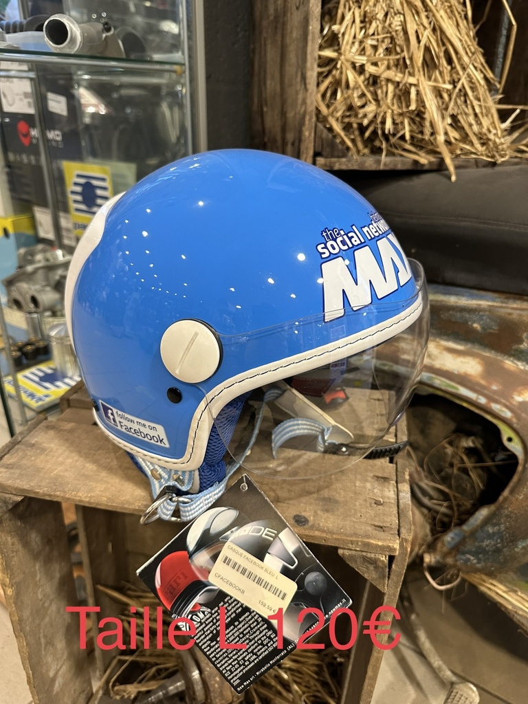 CASQUE FACEBOOK BLEU
