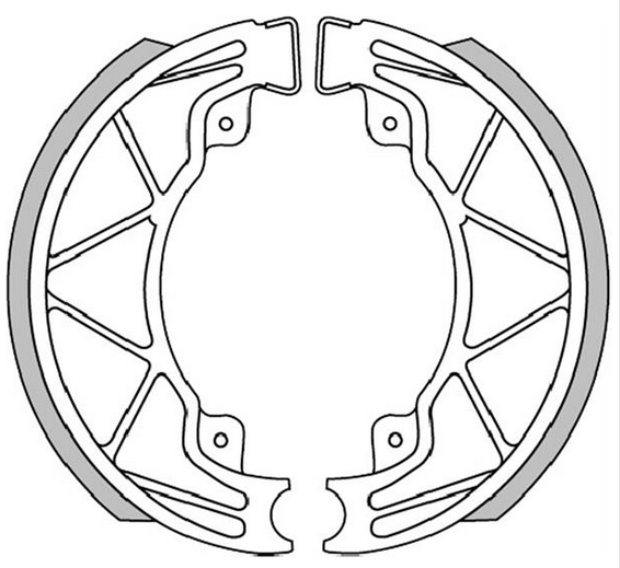 Mâchoires de frein POLINI T22