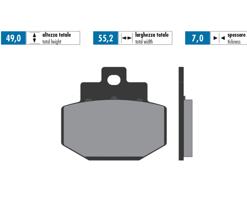[174.2024] 174.2024 Plaquettes De Frein Sintered
