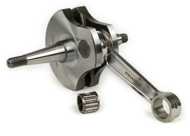 Vilebrequin -PINASCO Racing, admission directe, course de 57mm, bielle de 110mm- Vespa 150cc VB1T, VGL1T, VL1, VL2, VL3
