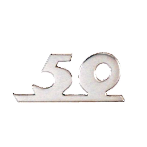 Insigne "50" tablier avant