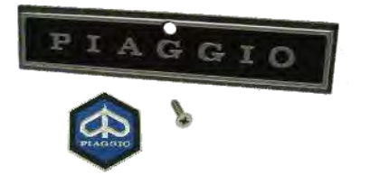 Insigne Piaggio PX frontal avec sigle 
