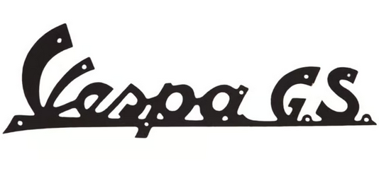 Insigne "Vespa GS" tablier avant