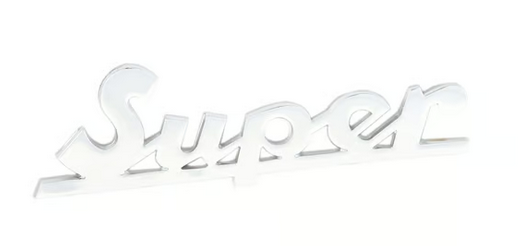 Insigne "Super" tablier avant