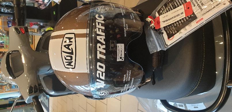 Casque Nolan N20 Trafic Brun M