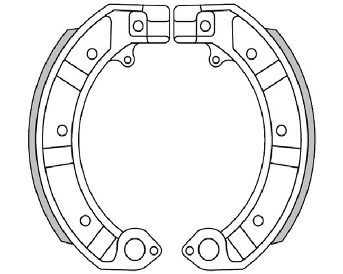 Machoire de Frein D.150 x 24   176.0128