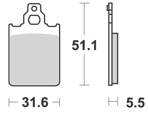 [225100160] Garnitures de frein RMS S21
convient également pour GRIMECA Classic