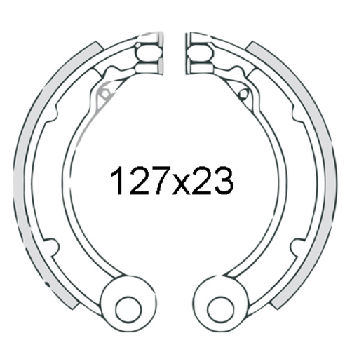 [225120530] Machoire de freins Arr. Vespa 125-150 1963-1972 081229