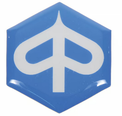 [142720080] Sigle "PIAGGIO" nez de klaxon Résine