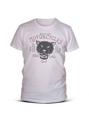 T-SHIRT DMD PANTHER WHITE