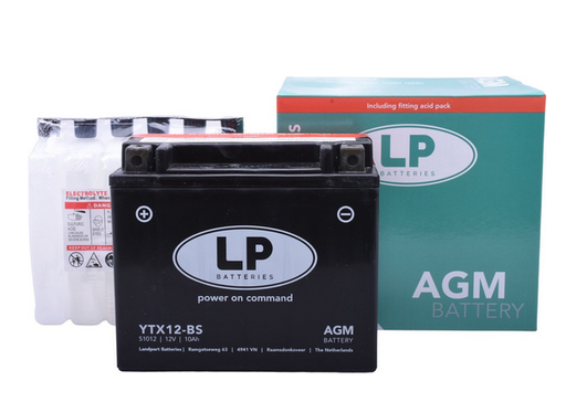 [LPYT12-BS] BATTERIE LANDPORT YTX12-BS (12V / 10A) 