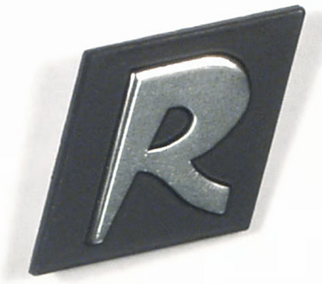 [93508000] Insigne "R" tablier avant
pour Vespa 125 GTR 100001