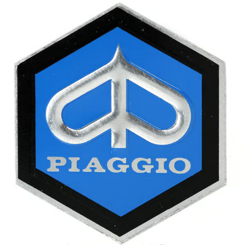 [95091000] Sigle PIAGGIO hexagonal nez de klaxon