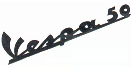[090494] Insigne Vespa 50 tablier avant