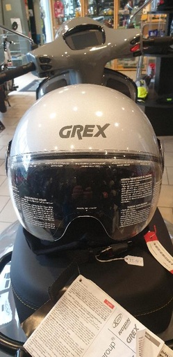 Casque Grex Gris L