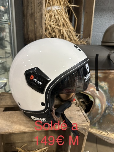 Casque Helmo Milano Puro Premium M Blanc