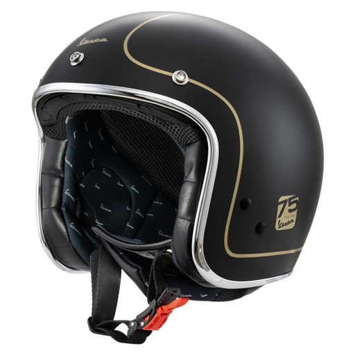 [607644M03VS] Casque Jet Vespa 75 ans M